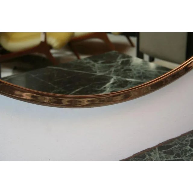 Metal Adesso Imports Large Brass "Lucio" Wall Mirror For Sale - Image 7 of 8