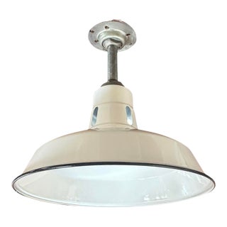 Rare 1930s Benjamin Dome Enamel Reflector Pendant 6 Available - Mint Condition For Sale