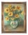 Vrbova Miloslava Prof. Zinkovy, Sunflowers, Oil on Canvas, Mid-20th Century For Sale