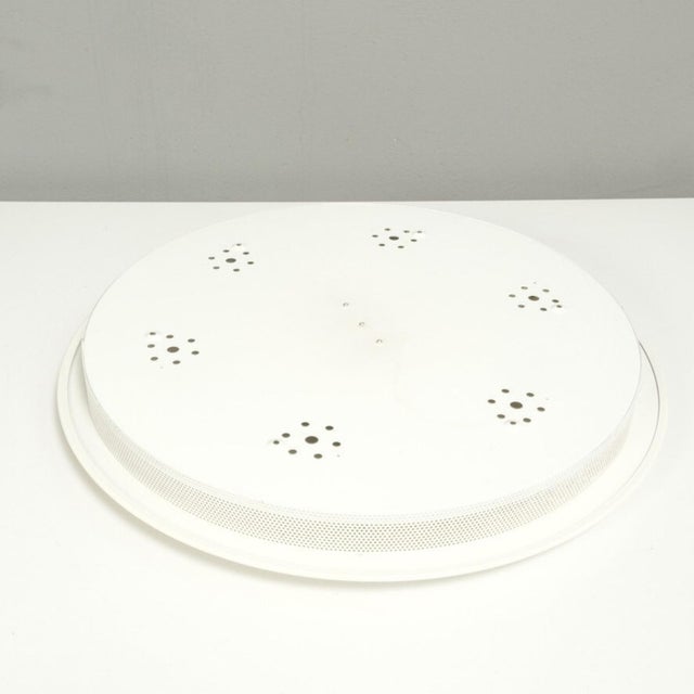 Vintage Design White Metal Wall Lamp, 1970s For Sale - Image 12 of 18