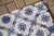 Baroque Rare 19th Century Antique Tiles Floral Blue & White Set of Fifty Portuguese For Sale - Image 3 of 18