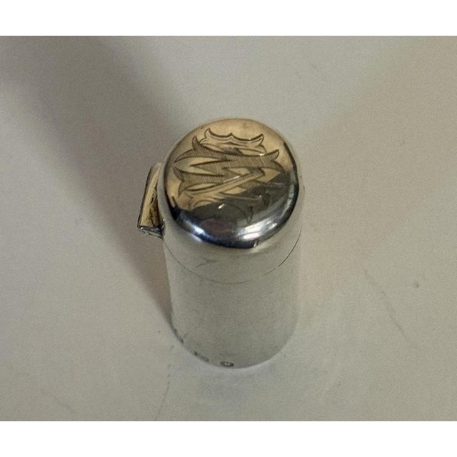 Sterling Silver Scent Bottle by F. J. H. Thomas, 1889 For Sale - Image 9 of 10