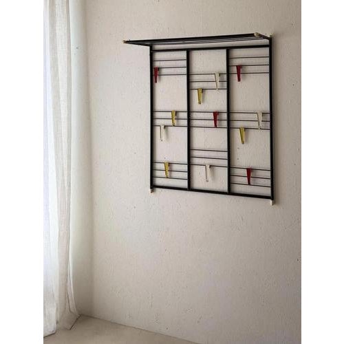Pilastro Scale Coat Rack by Tjerk Reijenga, 1950s For Sale - Image 6 of 12