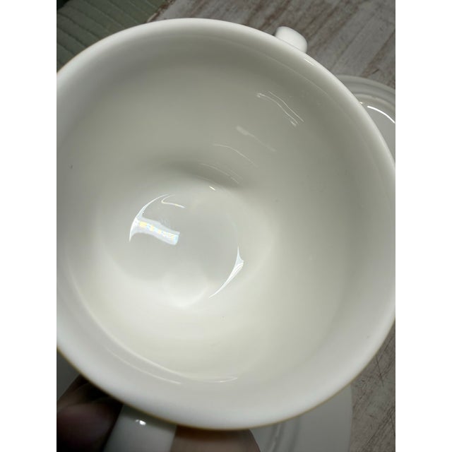 Excellent condition 3 pc set included double handled cup, bowl and plate. Fanciful frogs delight in flying insects and...