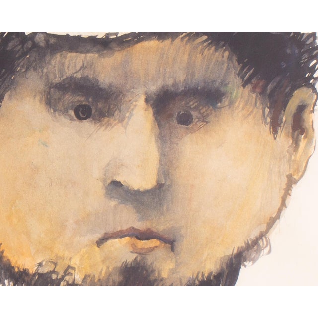 Watercolor Portrait Painting by James L. Bruch For Sale - Image 4 of 7