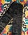Suzani Collection Hand-Knotted Area Rug - Black Collection 7' 10" x 8' 5" For Sale In New York - Image 6 of 9