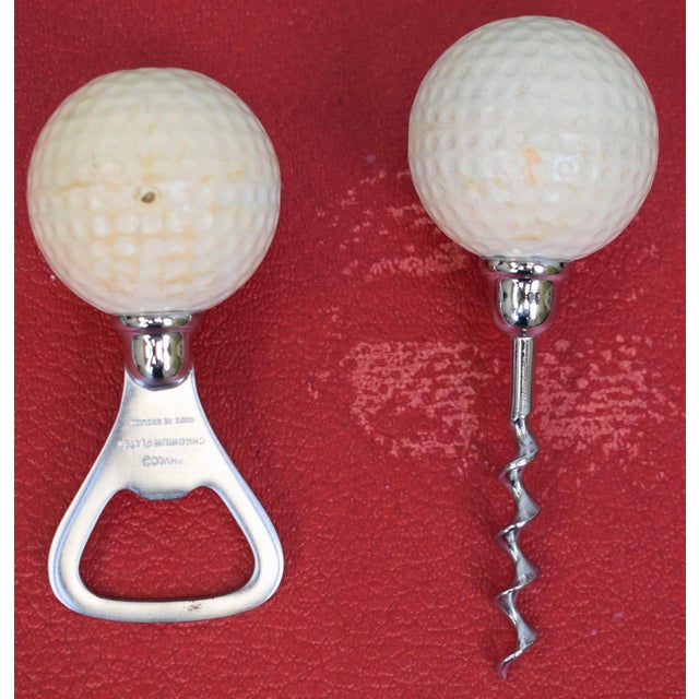 Red p.h. Vogel & Co English Silver Plated Golf Theme Cocktail Barware 16pc Box Set For Sale - Image 8 of 11