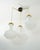 Metal 3-Light Pendant from Stilnovo, 1950s For Sale - Image 7 of 15