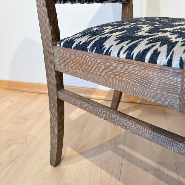 Art Deco Armchair in Limed Oak by De Coene Fères, 1935 For Sale - Image 16 of 18