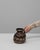 Mid-Century Modern 20th Century German Drip Glaze Ceramic Vase With Chain For Sale - Image 3 of 18