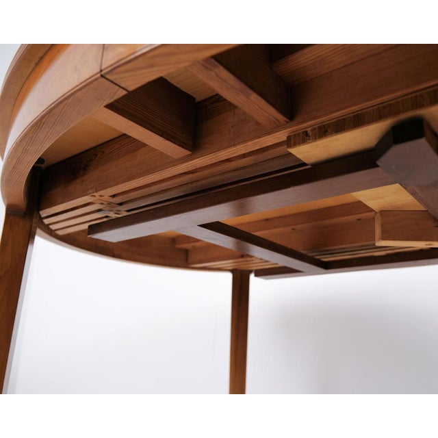 Brown Vintage Danish Oval Dining Table in Rosewood, 1960s For Sale - Image 8 of 16