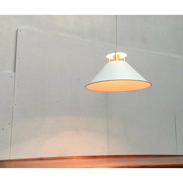 Vintage Danish Møller Pendant Lamp by C.F. Møller Architects for Nordisk Solar For Sale - Image 5 of 18