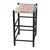 Wood Vintage 1940s Primitive Wooden Stool W/ Black Painted Frame & Premier Egg Mash Feed Sack Seat - 25.5" Tall For Sale - Image 7 of 17