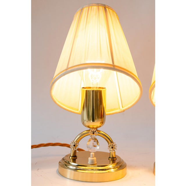 Table Lamps with Fabric Shades from Rupert Nikoll, Vienna, 1960s, Set of 2 For Sale - Image 12 of 14