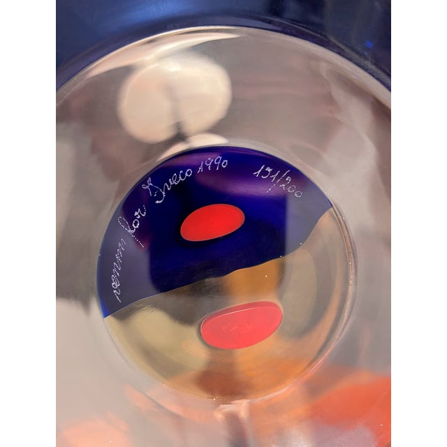 Plate and Vase by Tapio Wirkkala for Venini, 1986 / 1990, Set of 2 For Sale - Image 6 of 10