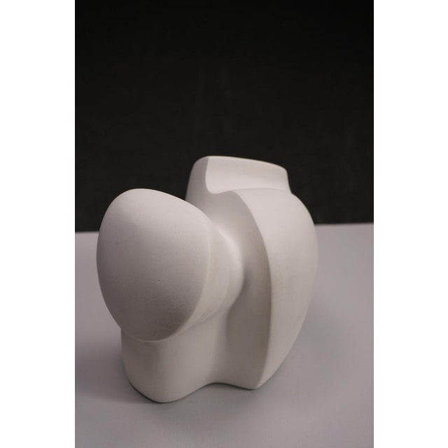 Ivory Amorphous Sculpture, 1970s, Plaster For Sale - Image 8 of 14