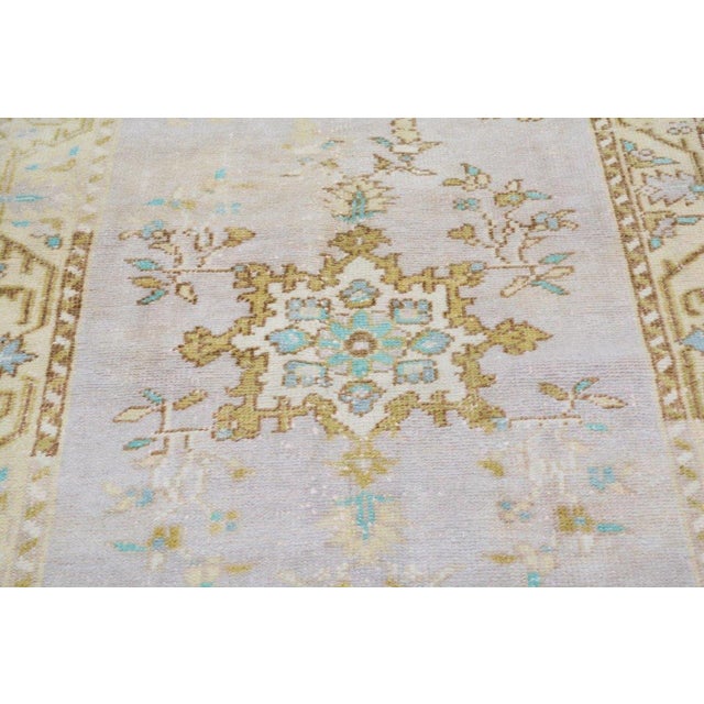 Turkish Vintage Turkish Anatolian Hand Knotted Wool Rug,3'4"X6'5" For Sale - Image 3 of 4