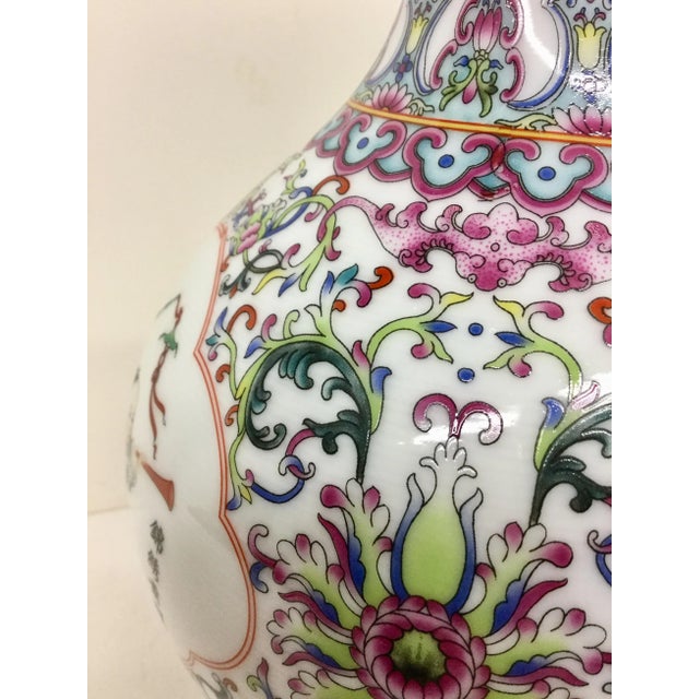 Porcelain Chinese Vase For Sale - Image 9 of 11