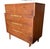 Brown Vintage Lane High Boy Dresser Bureau Solid Maple MCM 40.5x18x38” For Sale - Image 8 of 14