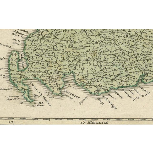 Antique Map of Scotland by Johann Baptist Homann, 1710 For Sale - Image 9 of 17