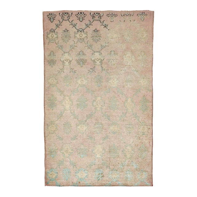 Galerie Shabab Collection Mid-20th Century Turkish Anatolian Throw Rug For Sale