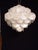 Glass Vintage Alabaster White Murano Glass Disc Chandelier in the style Mazzega, Venice, Italy, 1981 For Sale - Image 7 of 10