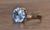 Early 20th Century The Eden Isle: Ladies Antique 14K White Gold Ring set with Spinel For Sale - Image 5 of 11