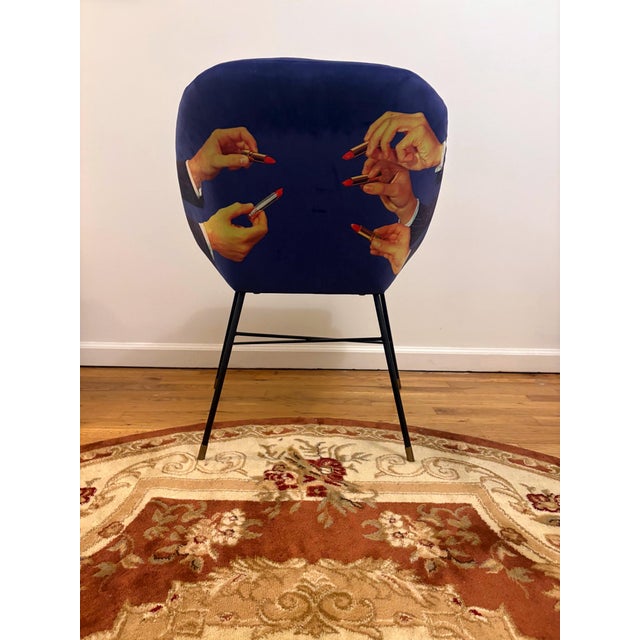 Maurizio Cattelan Seletti X Toiletpaper “Lipsticks” Padded Chair by Cattelan & Ferrari For Sale - Image 4 of 8