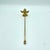 1970s Vintage Victorian Gothic Brass Angel Candle Snuffer For Sale - Image 5 of 7