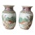 Antique Famille Rose Petite Pastel Peacock Vases-a Pair For Sale