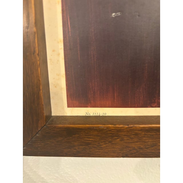 Vintage “Leopard” by M. Brice Aaron Pix Wildlife Print in Wood Frame For Sale In Madison - Image 6 of 9
