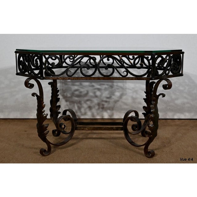 Wrought Iron Coffee Table, 1930s For Sale - Image 11 of 15