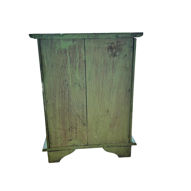 Late 20th Century Vintage Handmade Tabletop Six Drawer Cabinet For Sale - Image 5 of 5