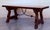 Early 20th Century Spanish rectangular coffee table with lyre Legs For Sale - Image 4 of 18