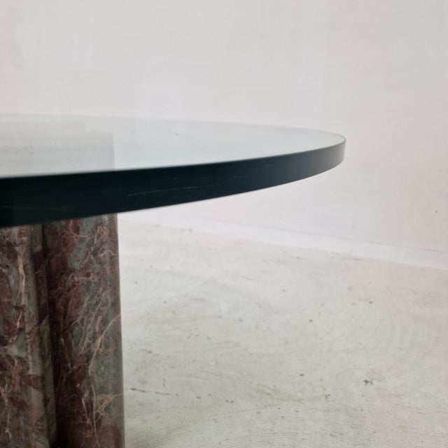 Italian Marble Coffee Table, 1980s For Sale - Image 16 of 18