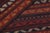 Textile Vintage Persian Kilim, Tribal Geometric Stripes in Warm Red Tones - Rug & Kilim For Sale - Image 7 of 7