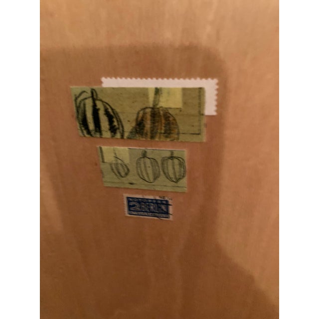 1980s Folding 3 Panel Wood Room Divider For Sale - Image 4 of 11