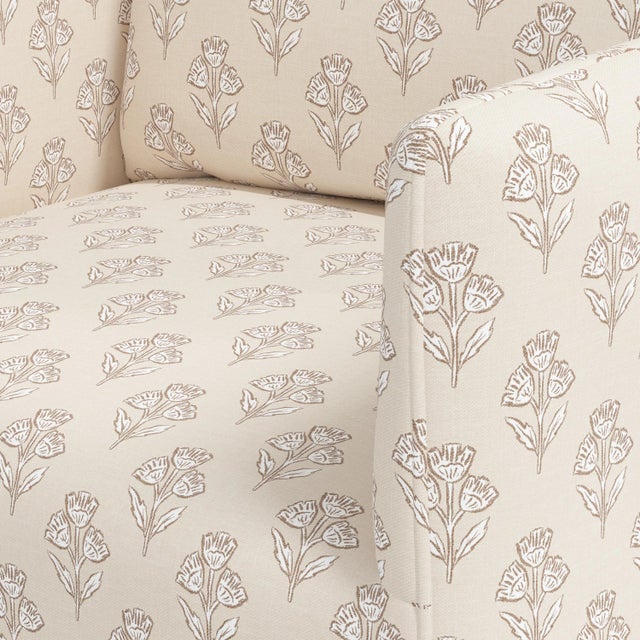 Textile Stoffer Home x Cloth & Company Lindy Slipcover Dining Arm Chair in Francie Cream For Sale - Image 7 of 7