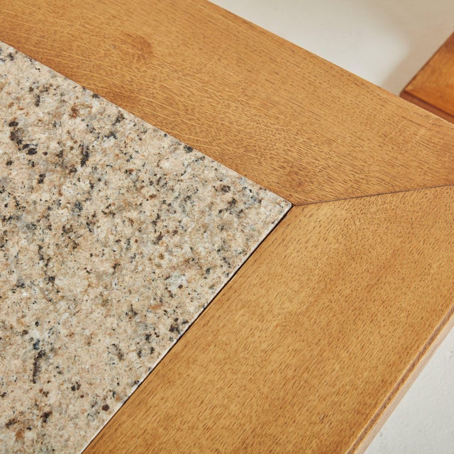 Pair of Wood + Marble Coffee or Occasional Tables, Italy 1960s For Sale - Image 11 of 11