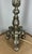 Vintage French Brass Table Lamp with Shade For Sale - Image 4 of 11