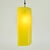 Mid-Century Modern Rare 1950s Murano Glass Pendant Light Massimo Vignelli Vistosi Venini | Rhomboid Diamond Yellow Ceiling Lamp Mid Century Modern Vintage For Sale - Image 3 of 7