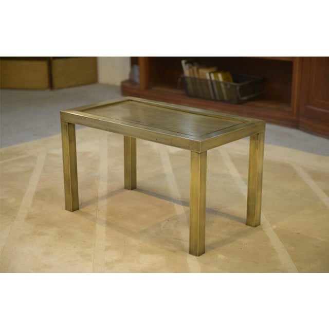 1970s Brass Coffee Table attributed to Willy Daro, 1970s For Sale - Image 5 of 8