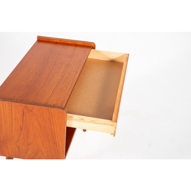 1960s Mid-Century Modern Danish Teak Bedside Table, 1960s For Sale - Image 5 of 9