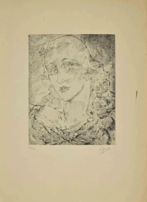 Arthure Greuell, Ninetta, Etching, Mid-20th Century