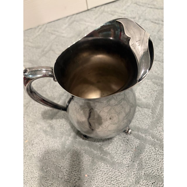 Late 20th Century Late 20th Century Silverplate Water Pitcher For Sale - Image 5 of 6