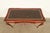 John Widdicomb French Louis XV Red Lacquered Leather Top Bureau Plat Desk With Mounted Bronze Ormolu For Sale - Image 10 of 13