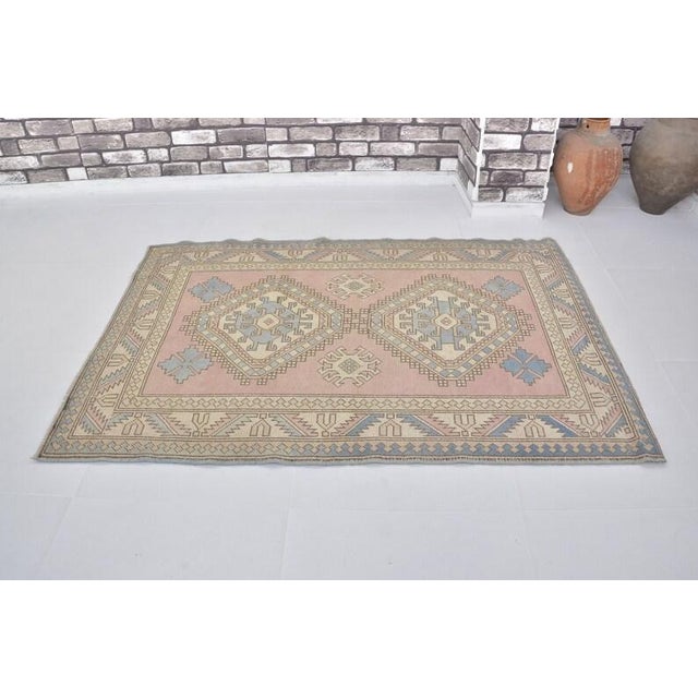 Turkish Kurduish Small Antique Rug For Sale - Image 3 of 10