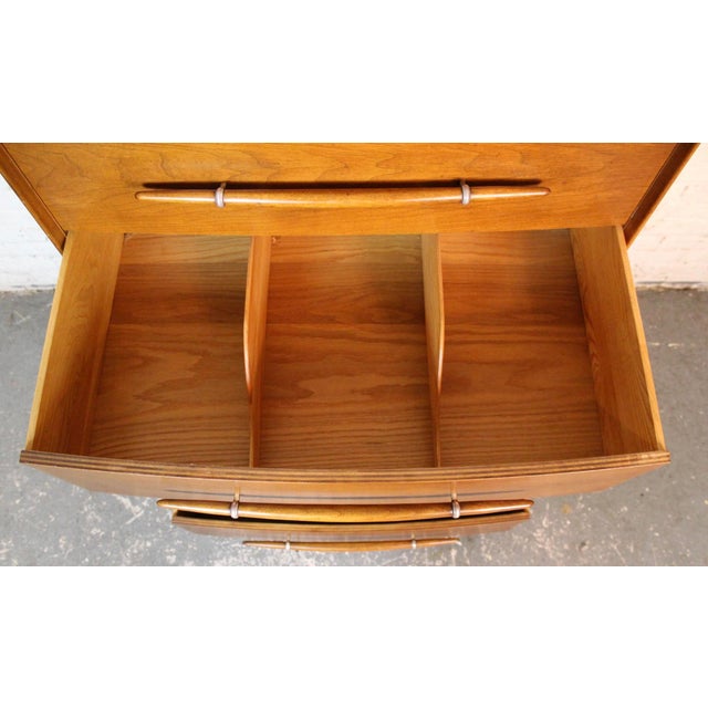 Mid 20th Century Walnut Dresser by T. H. Robsjohn-Gibbings for Widdicomb For Sale - Image 11 of 18