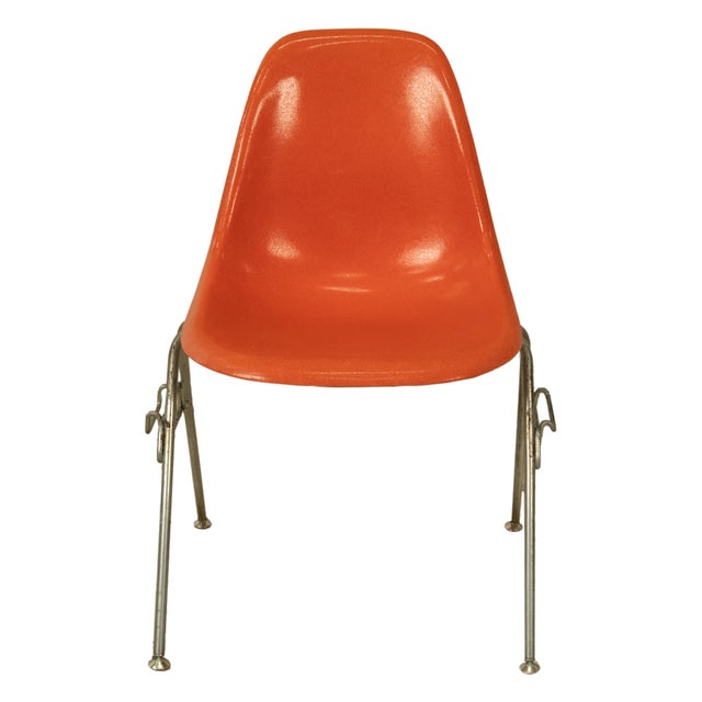 1950s Mid Century Modern Original Eames for Herman Miller Fiberglass Shell Chairs 1959 For Sale - Image 5 of 17