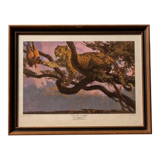 Remington Arms "Out on a Limb" Game Art Collection Framed Litho For Sale